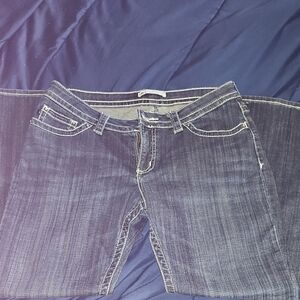 Lee Dark Blue Flare Jeans